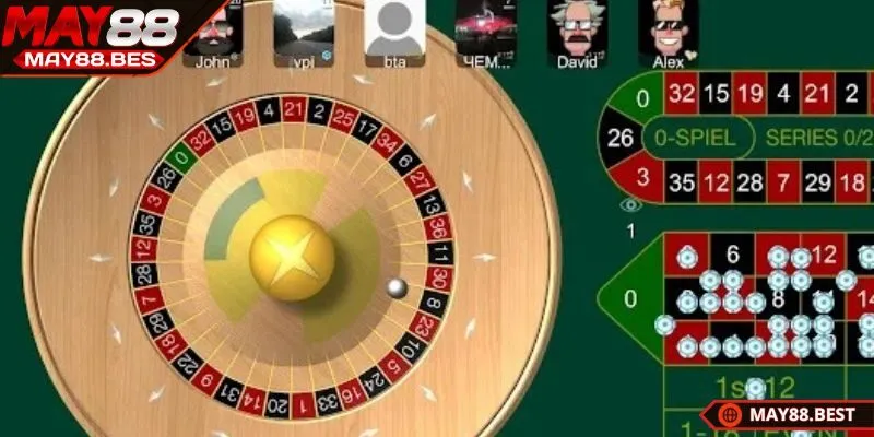 Đặt cược vào một số duy nhất trên bàn roulette đổi thưởng